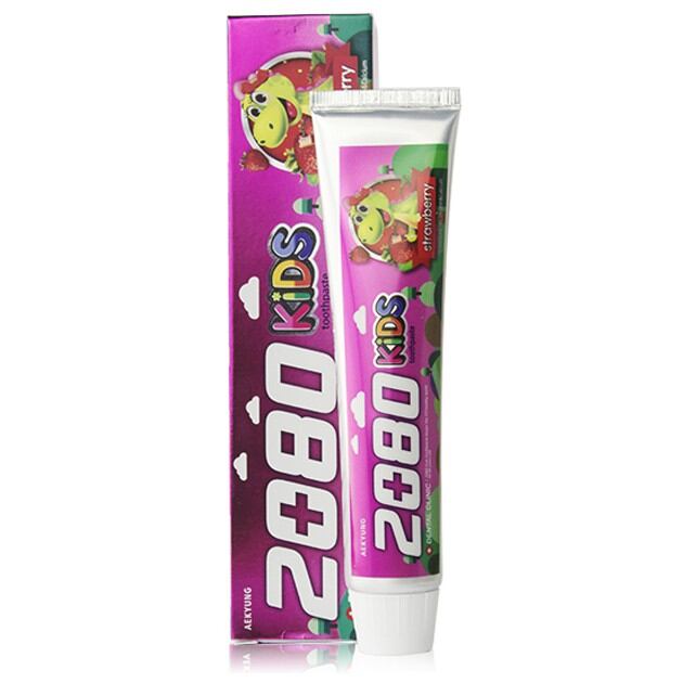 KEM ĐÁNH RĂNG TRẺ EM CAO CẤP HÀN QUỐC 2080 KIDS
(Tinh chất hương Dâu)