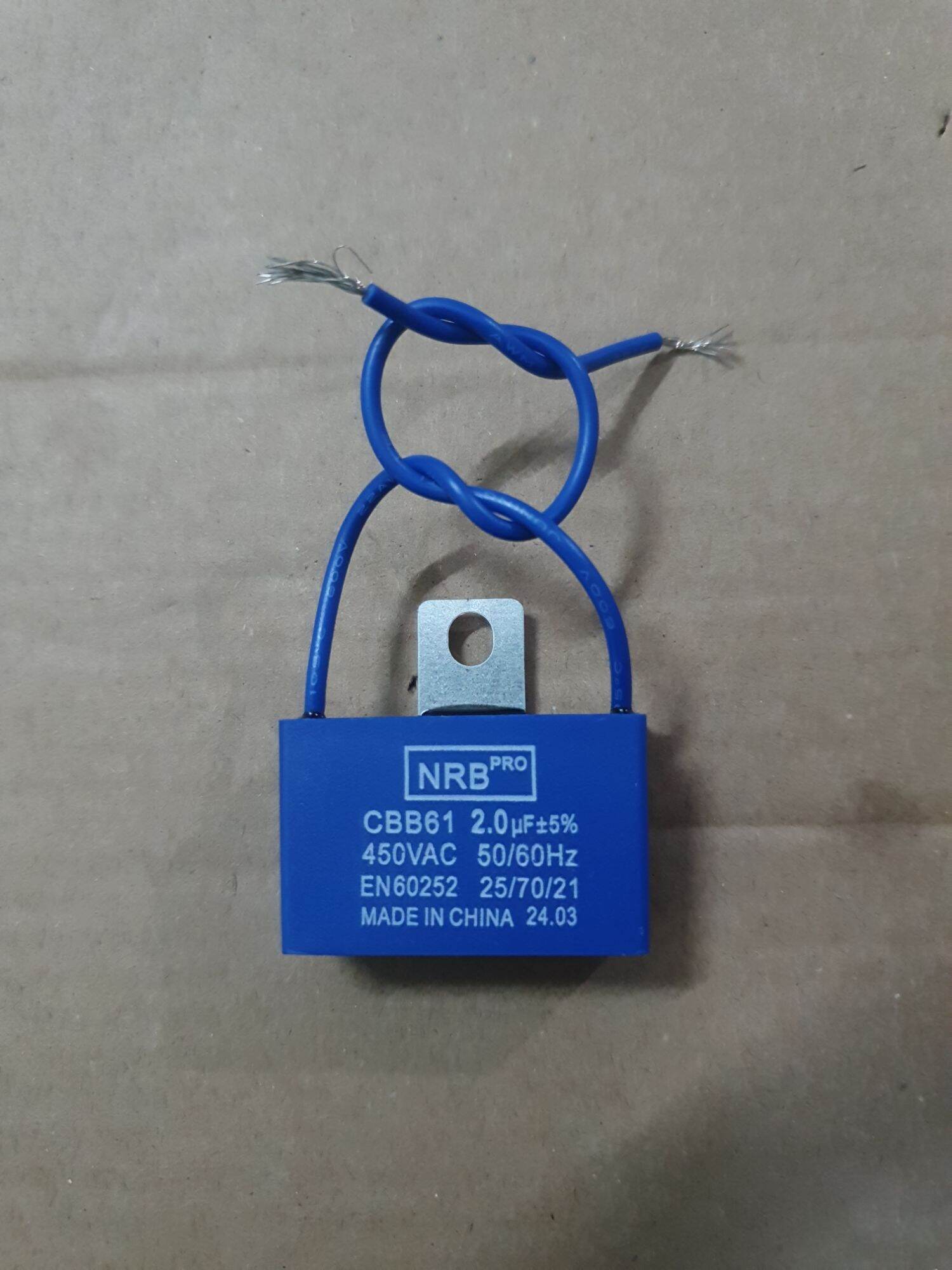 Tụ quạt 2uf chính hãng china dùng cho quạt điện