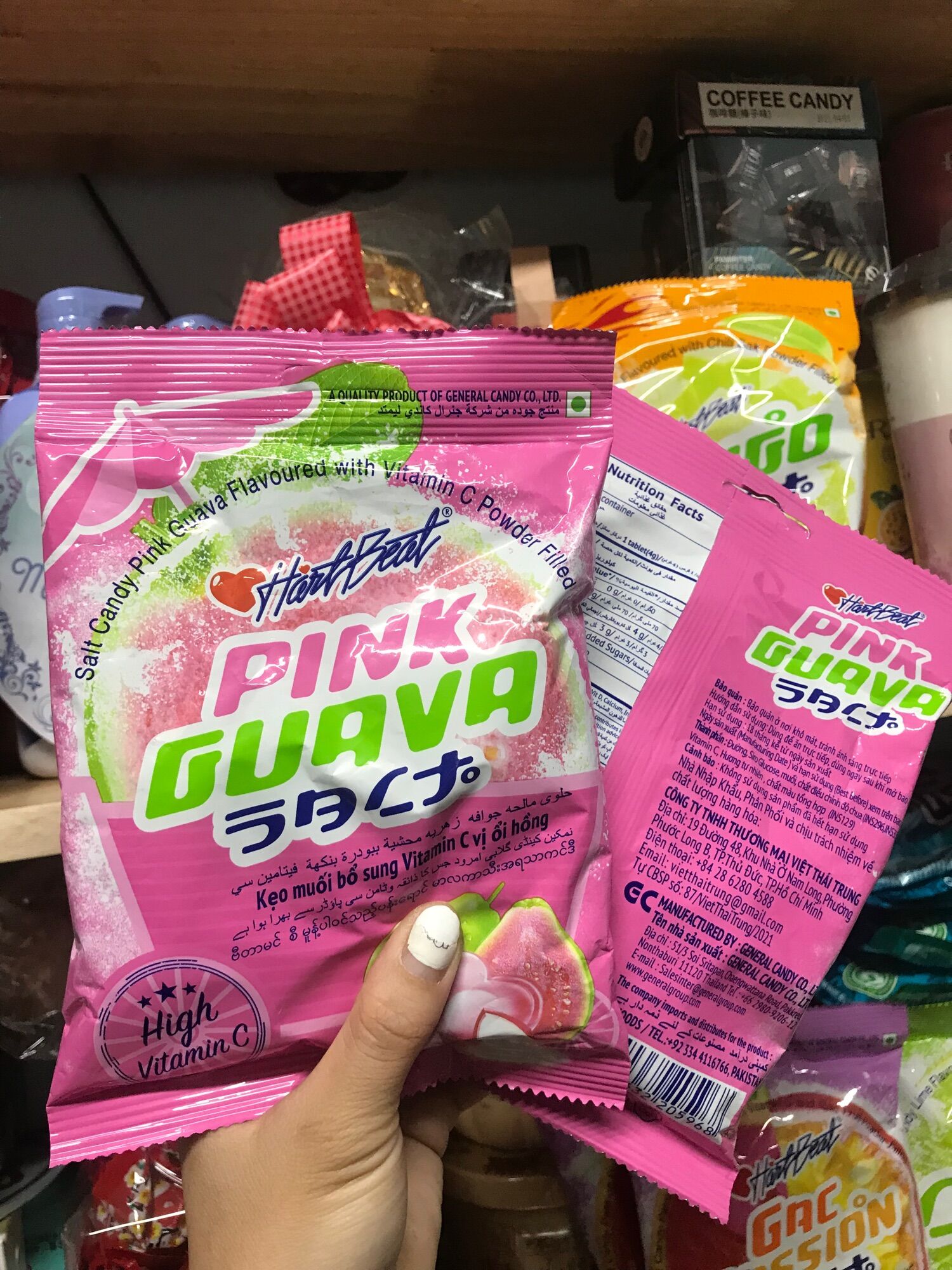 Kẹo Trái Cây Muối Vị Ổi Hồng
