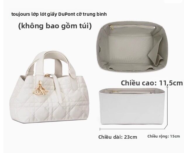 YUESIHUI | Túi Đựng Tote Bag Cho Dior Toujours Chuyển Đổi Quai Ngang