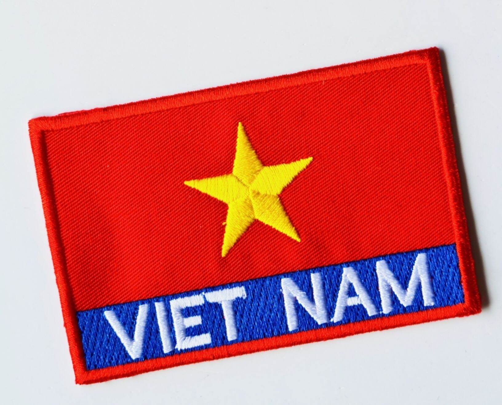 Sticker Ủi Hình Lá Cờ Việt Nam MS8258