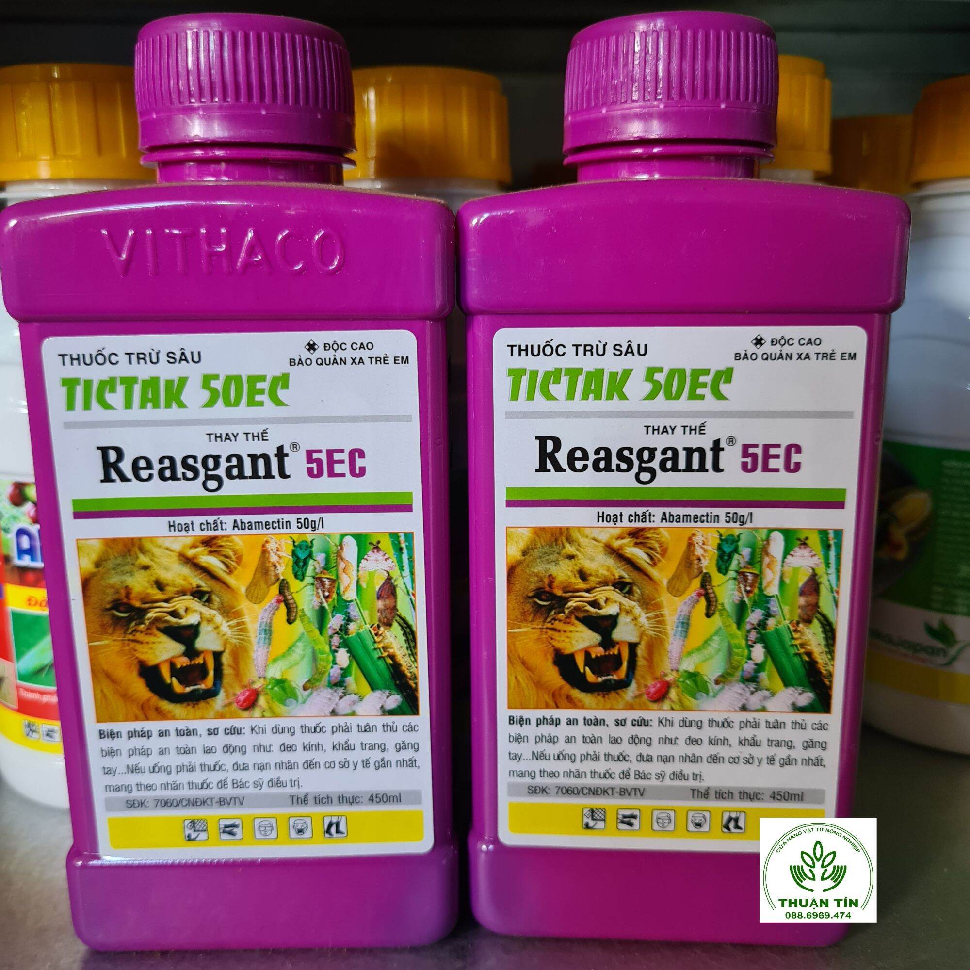 Trừ sâu Reasgant 5EC 450ml