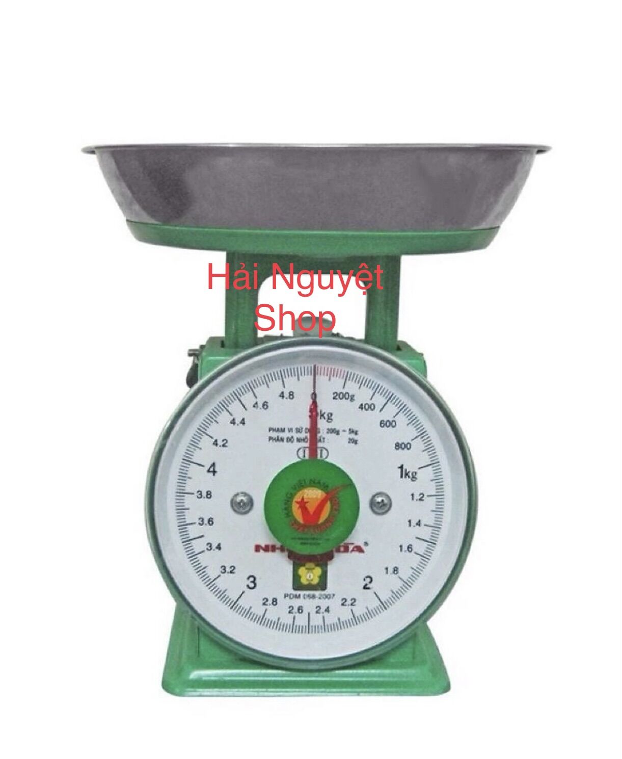 Cân đồng hồ lò xo sắt nhơn hòa 1kg, 2kg, 5kg