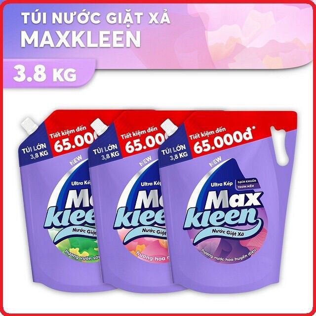 Nước giặt Maxkleen túi 3,8kg