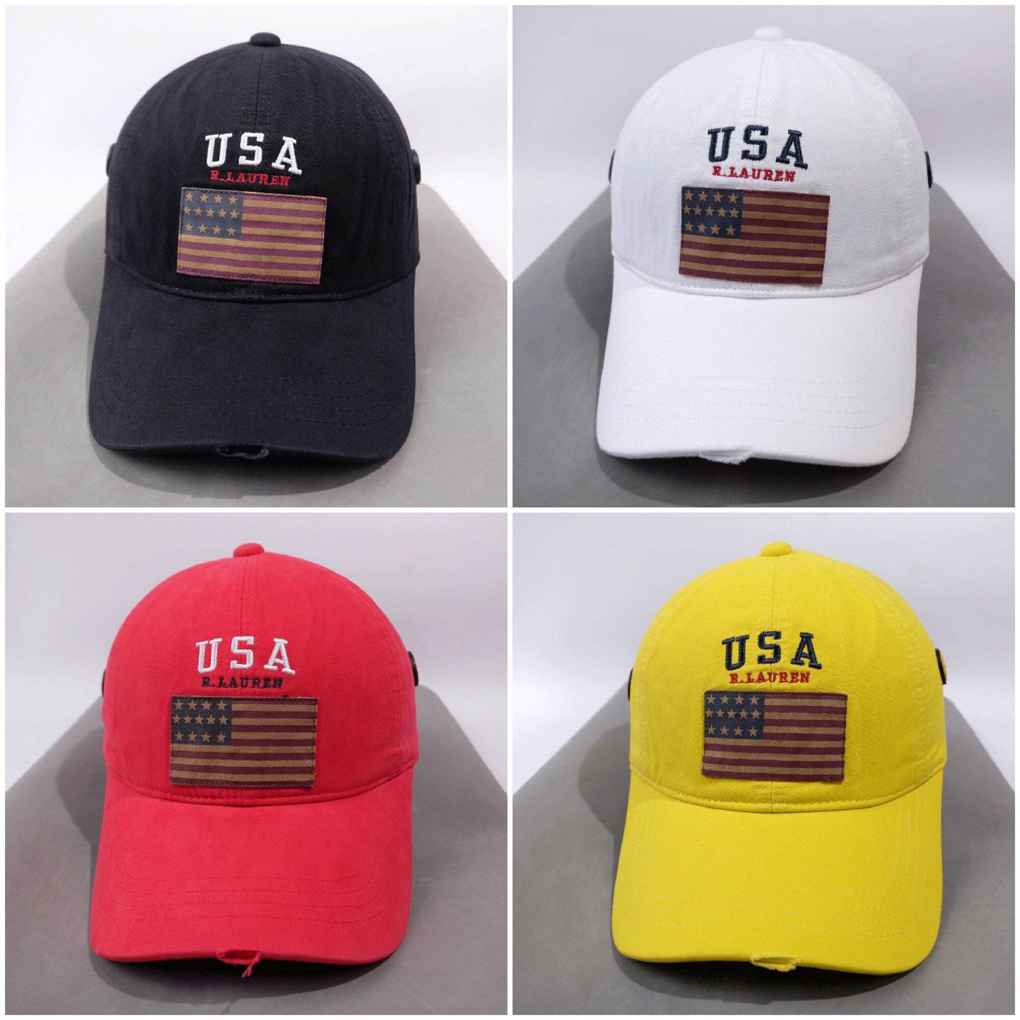 Mũ lưỡi trai USA kaki 2 lớp dày dặn