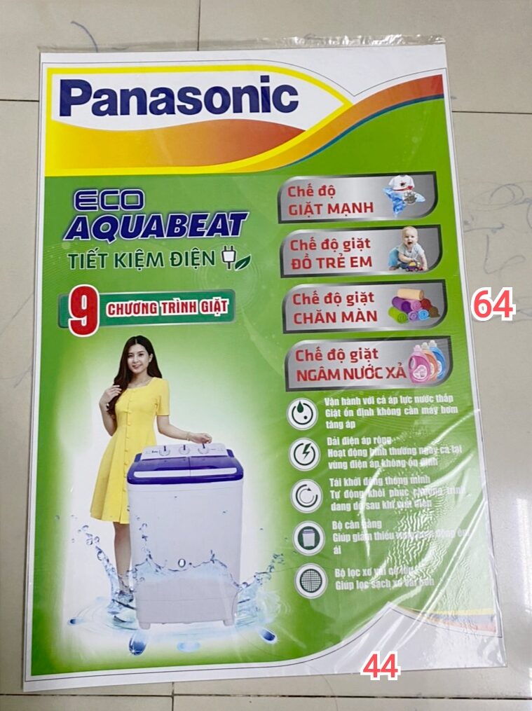 tem dán máy giặt Panasonic
