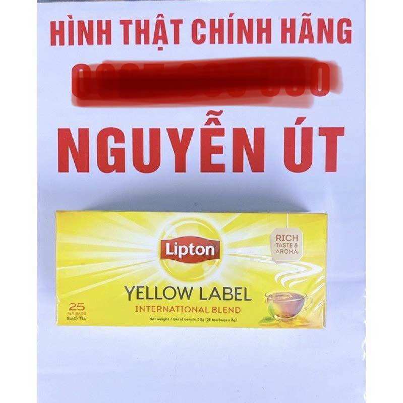 Lipton nhãn vàng 25 gói x 2g