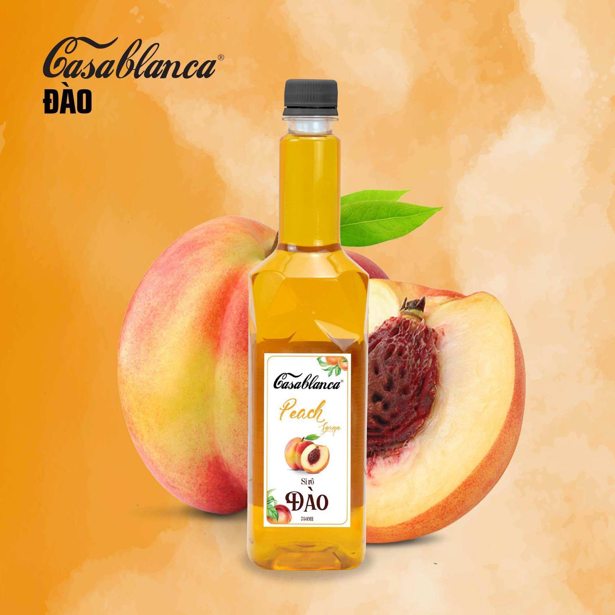 Siro Casablanca hương trái cây đủ vị chai 750ml
