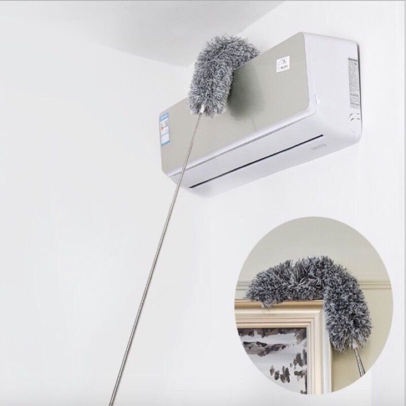 Chổi Quét Trần Nhà, Lau Mạng nhện, quét tường gấp gọn, lau kính đa năng dài 2,8m tiện lợi