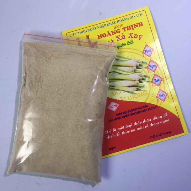 Bột Sả Nguyên Chất Hoàng Thịnh 500g