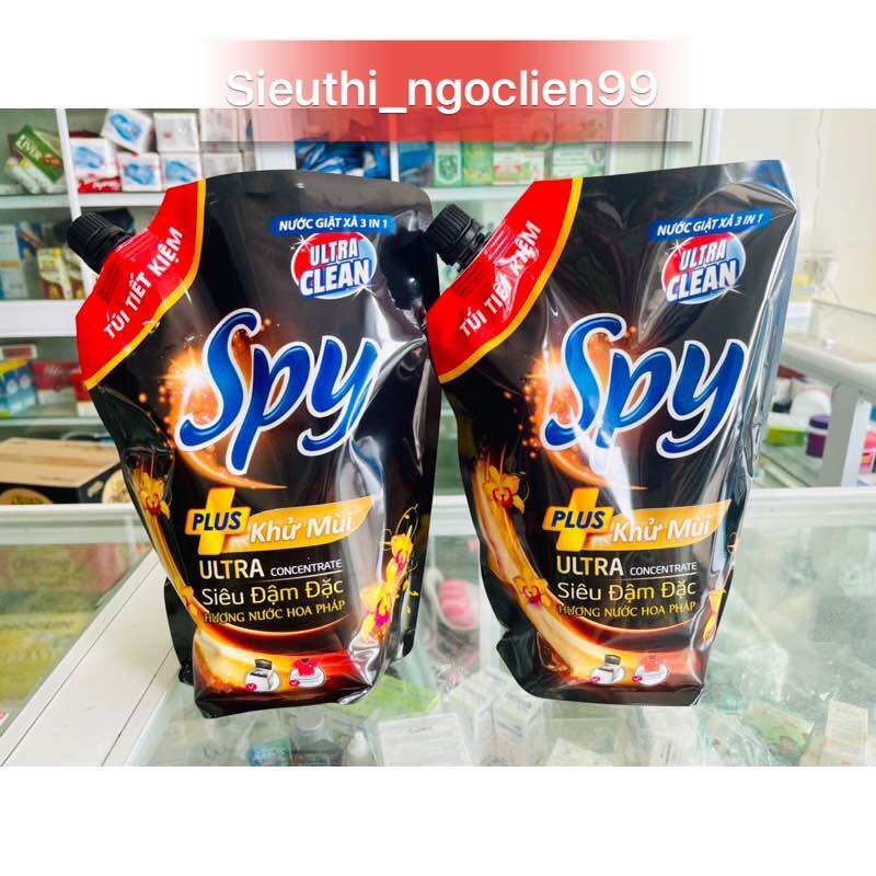 Nước giặt xả 2in1 spy plus đen 1500ml