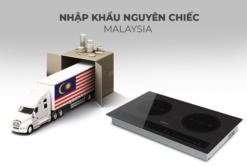 Bếp Từ Đôi Nhập Khẩu MALAYSIA SUNHOUSE SHB999PLUS