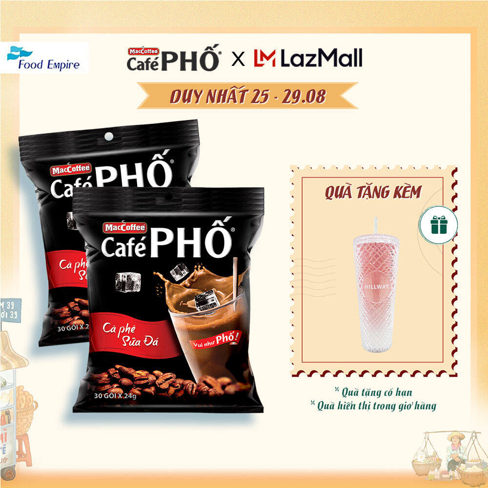Combo 2 túi cà phê phố sữa đá - maccoffee