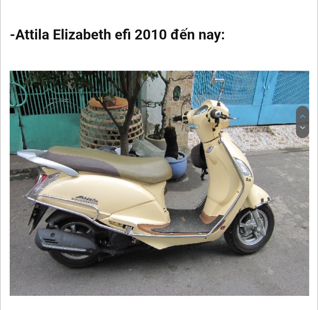 Áo yên xe attila Elizabeth FI