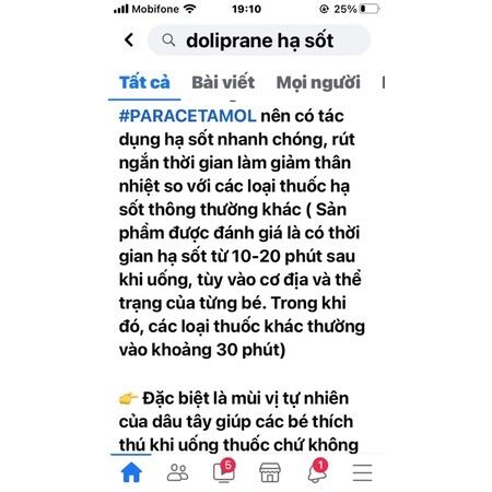 Siro Doli prane cho bé