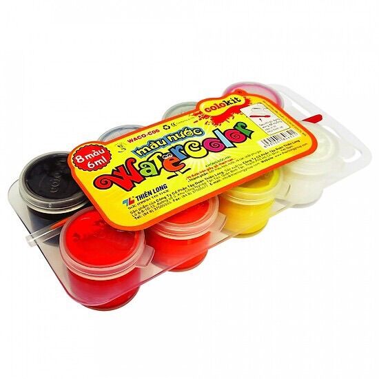 Màu nước Colokit WACO-C06 Vỉ 8 màu
