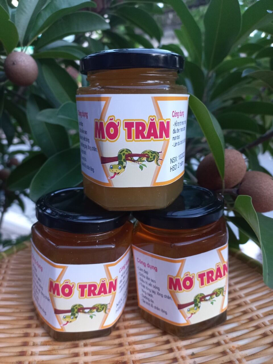 Da khô - nứt nẻ - hăm tã - côn trùng cắn - mỡ trăn nguyên chất