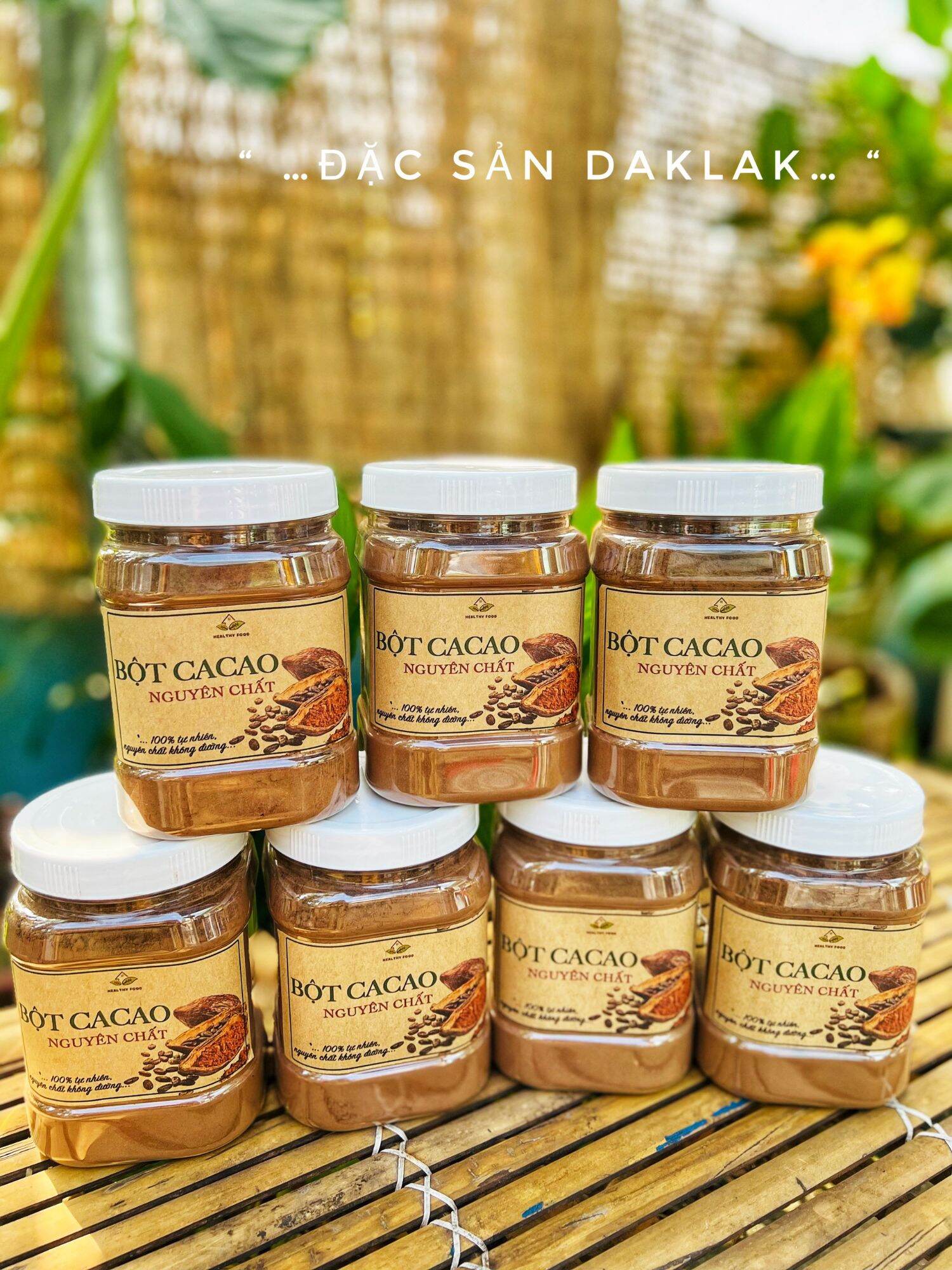Bột cacao nguyên chất  Đắk Lắk 500g