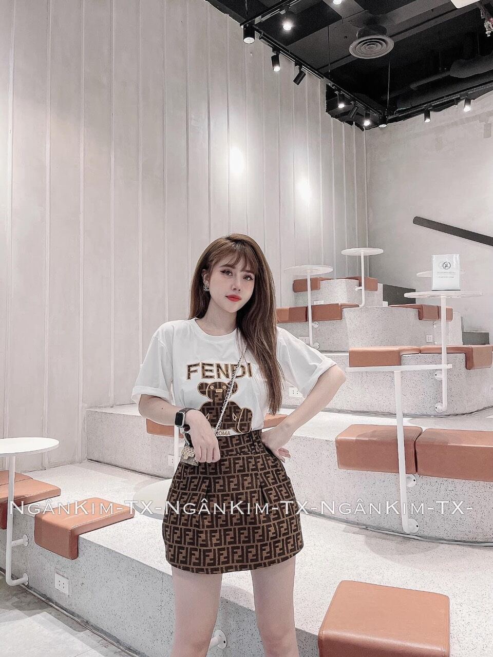 Set váy Fendi