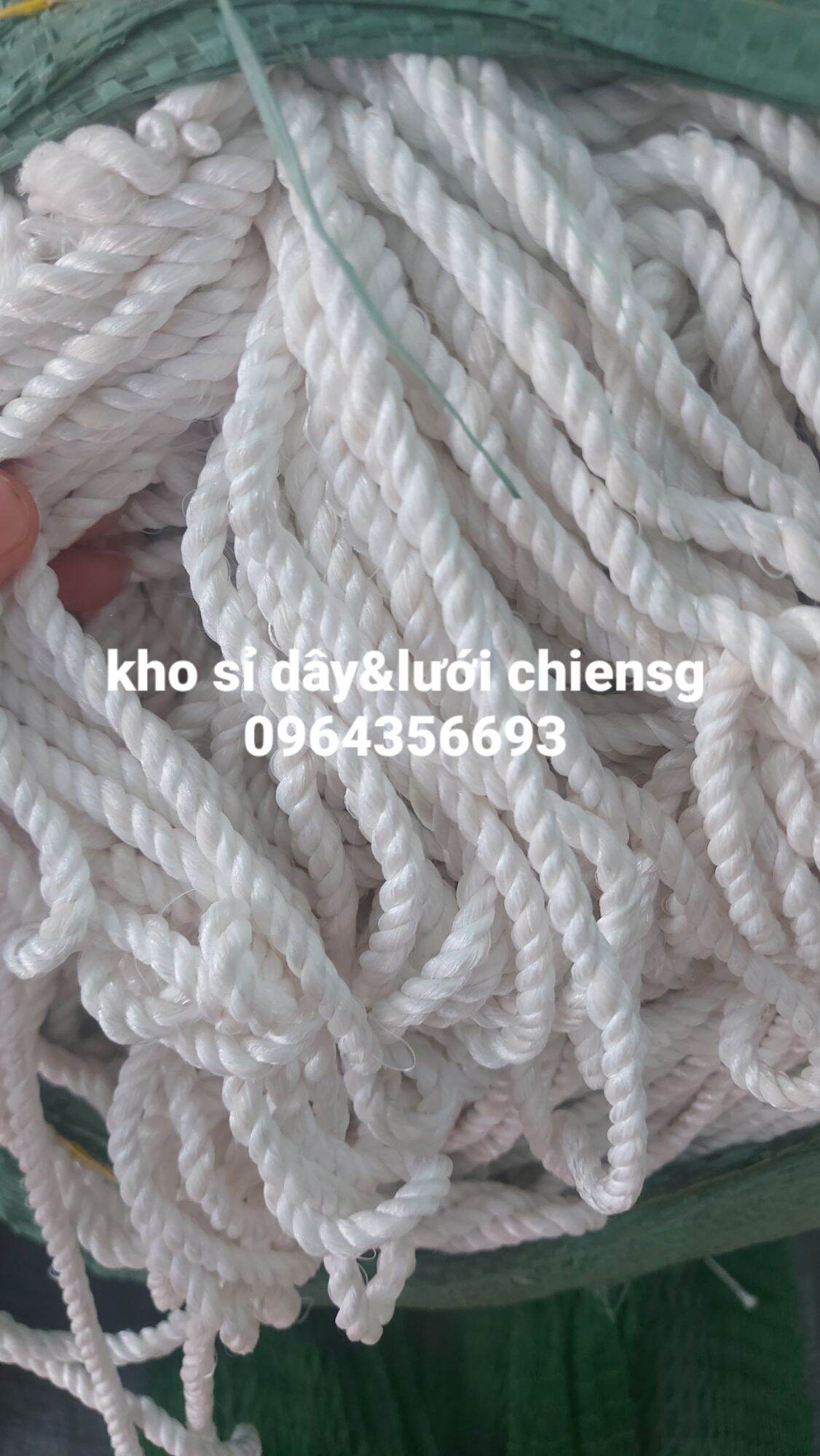 Dây thừng macrame se cotton, dây trang trí, handmade đủ size 500g