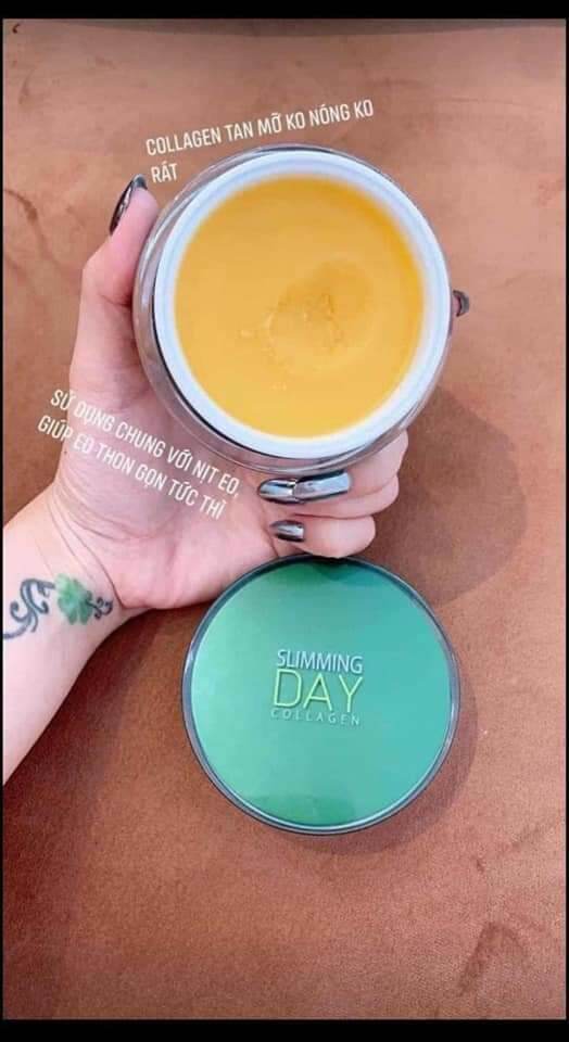 kem tan mỡ slimming day collagen