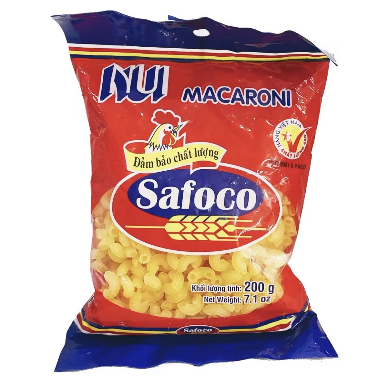 Nui Safoco ống ngắn - gói 200g