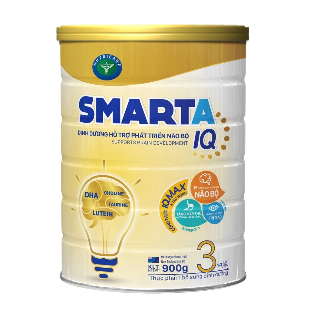 Sữa bột nutricare smarta iq 3 900g