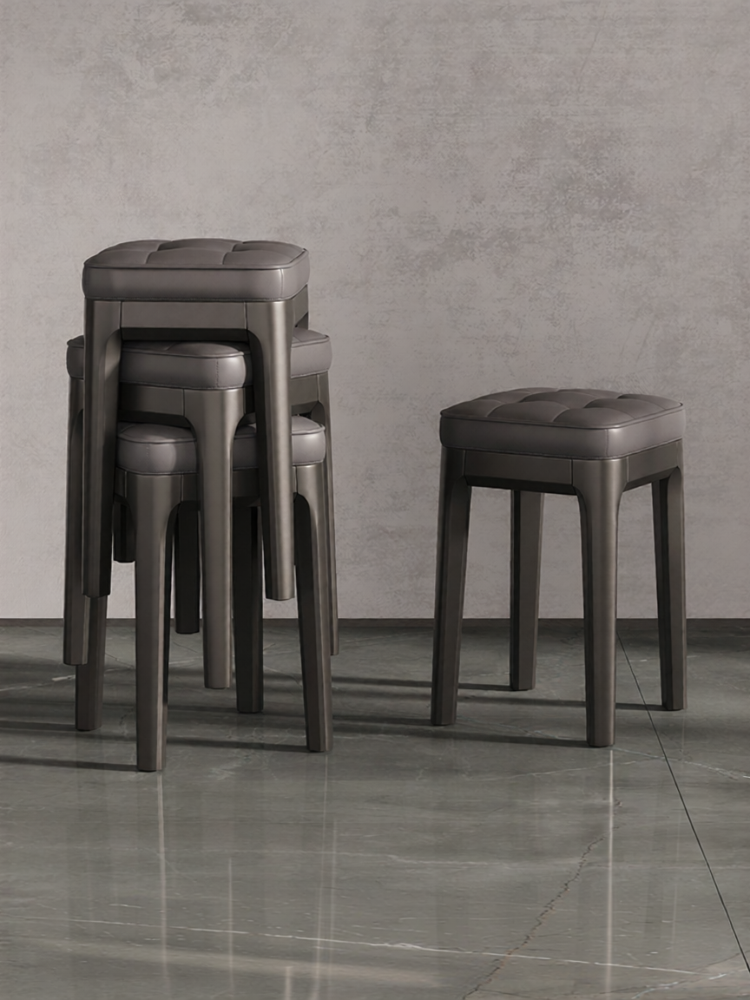 ZHUSHANXIA | Soft Padded Stackable Dining Chair - Thương hiệu ZHUSHANXIA Giá 2,643,000 Đồng*Miễn phí vận chuyển