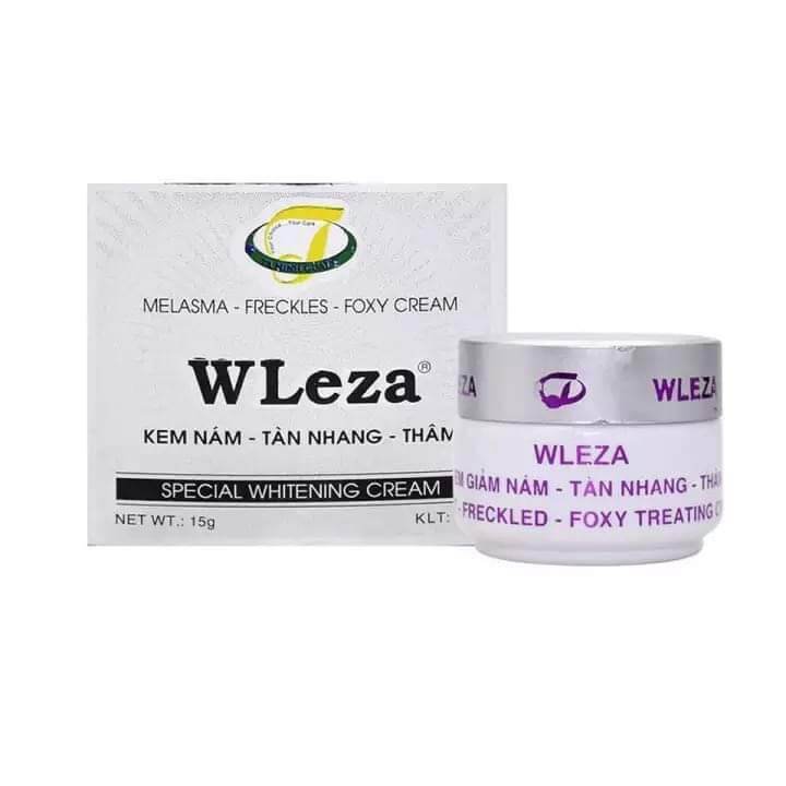 Kem nám ngừa mụn tàn nhang Wleza 15g