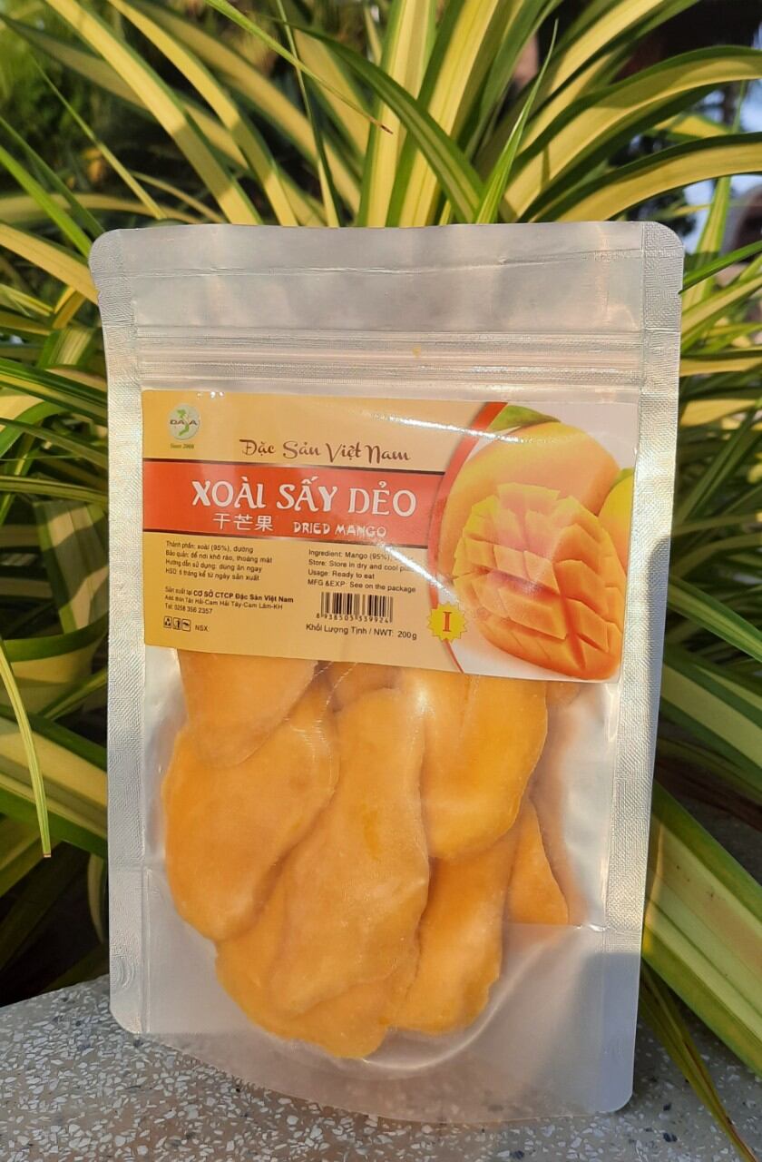 Xoài sấy dẻo gói 200g