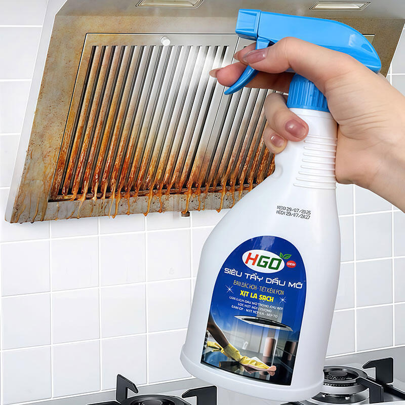 Tẩy Dầu Mỡ Nhà Bếp HGO, Làm Sạch Máy Hút Mùi, Bếp Gas, Bếp Từ, Xoong Nồi, Tường Bếp 500ML