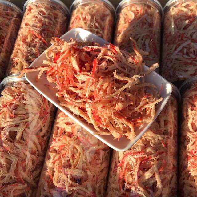 Mực Sợi Hấp Nước Dừa (250gr)
