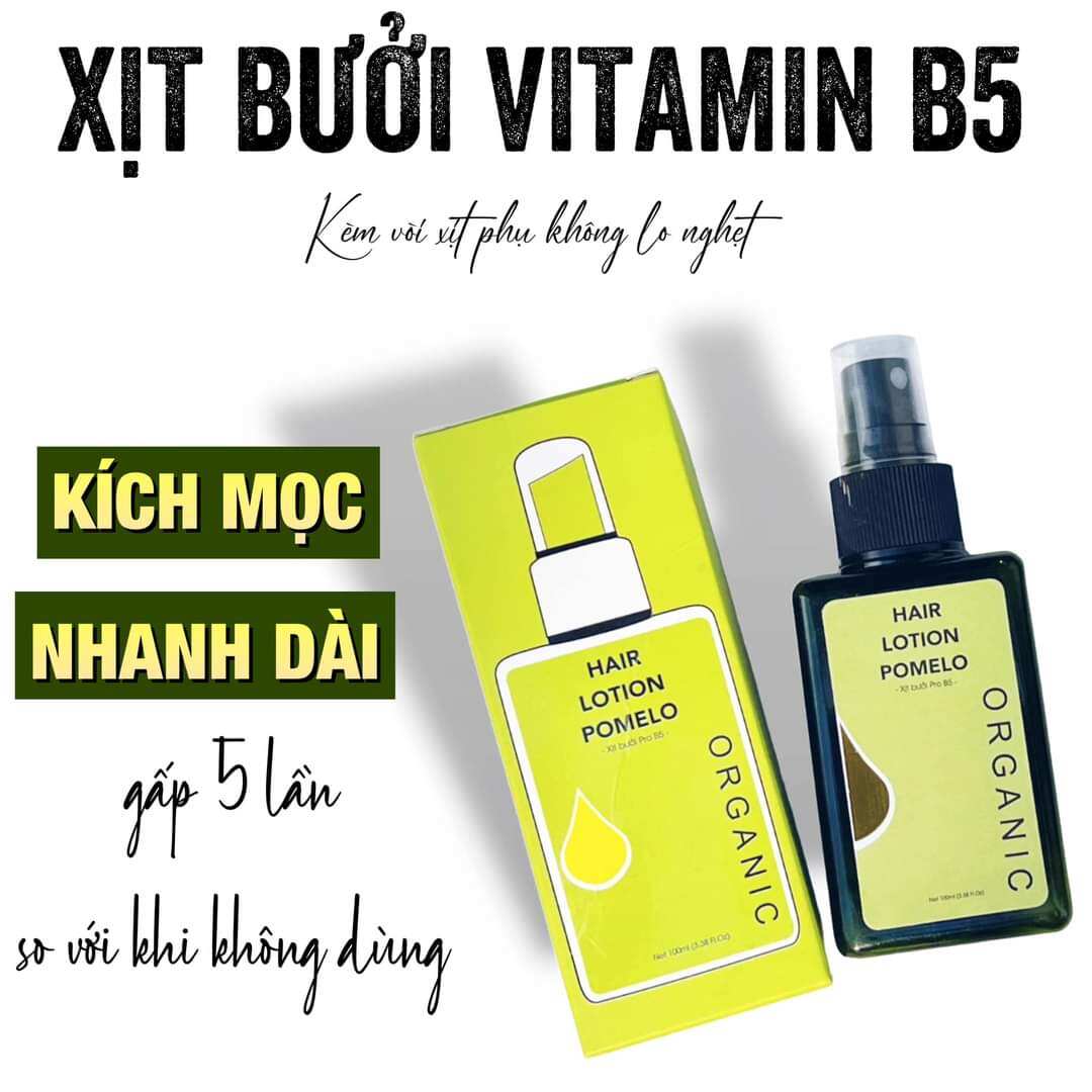 Xịt tinh dầu bưởi 100% từ vỏ bưởi giúp mọc tóc chai 100ml