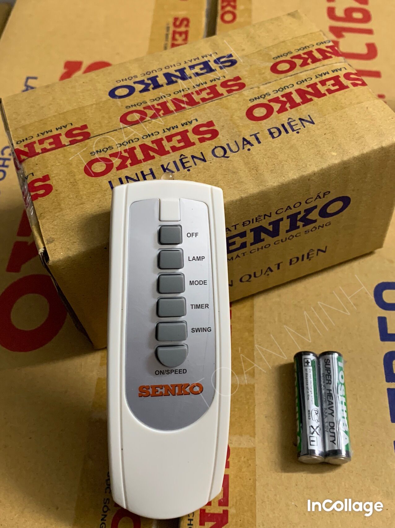 REMOTE SENKO. SỬ DỤNG CHO CÁC LOẠI QUẠT SENKO.