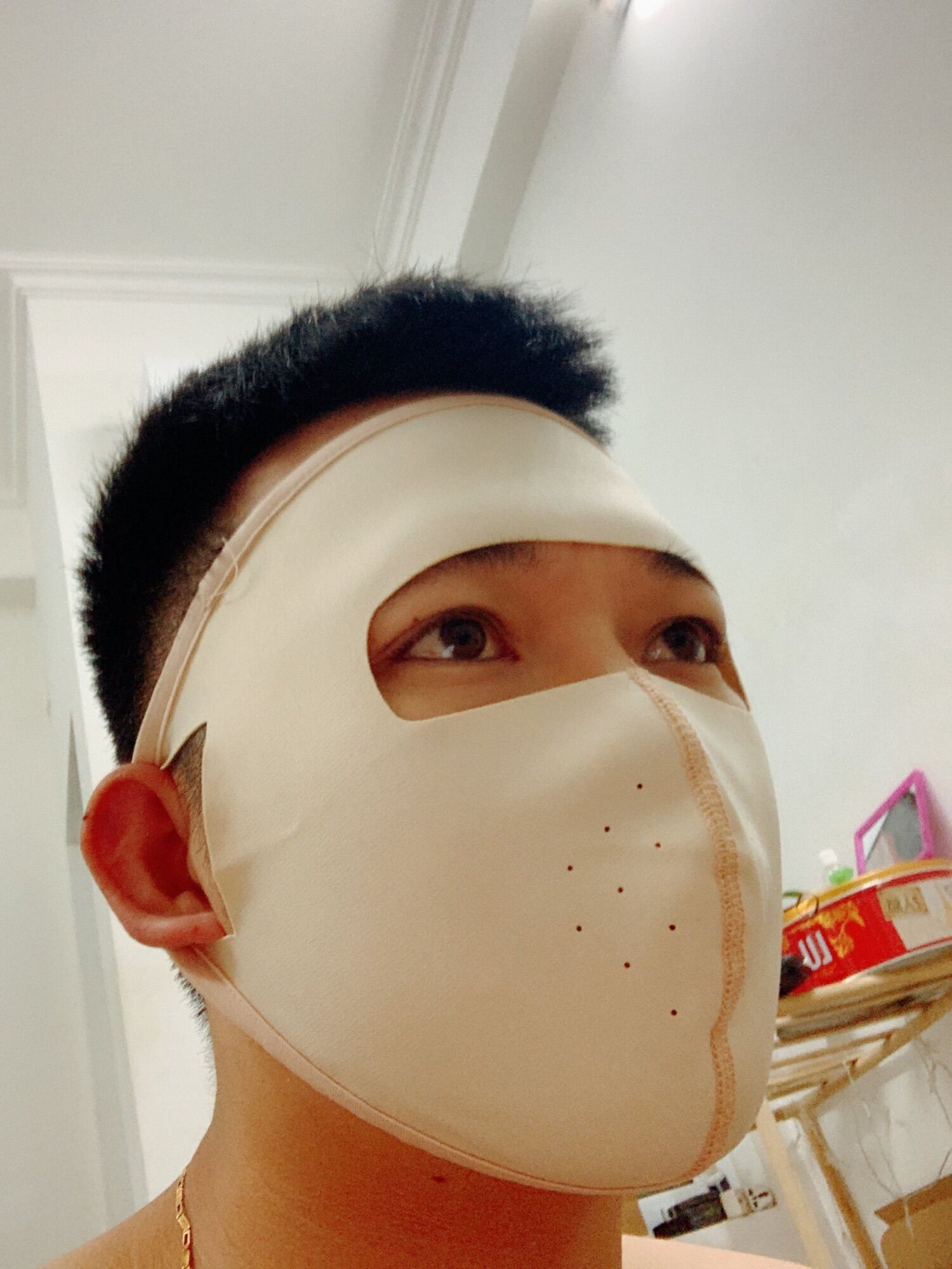 Khẩu trang Ninja che kín mặt cotton siêu mịn