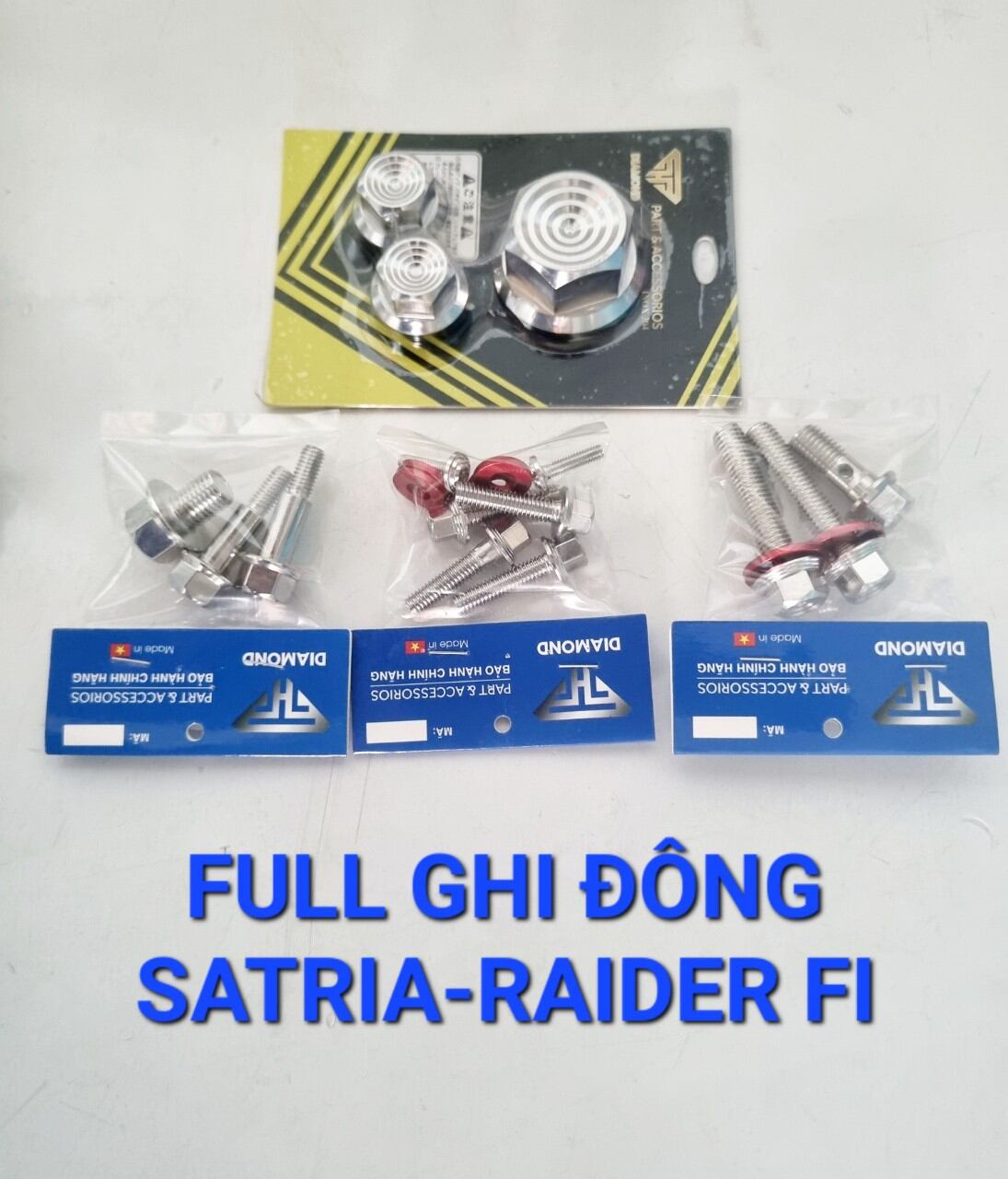 Ốc dàn đầu satria 16 con ốc thái