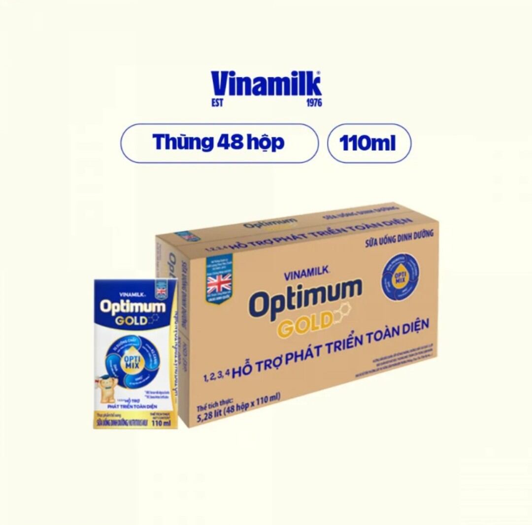 Sữa nước Vinamilk Optimum Gold 110ml -48 hộp