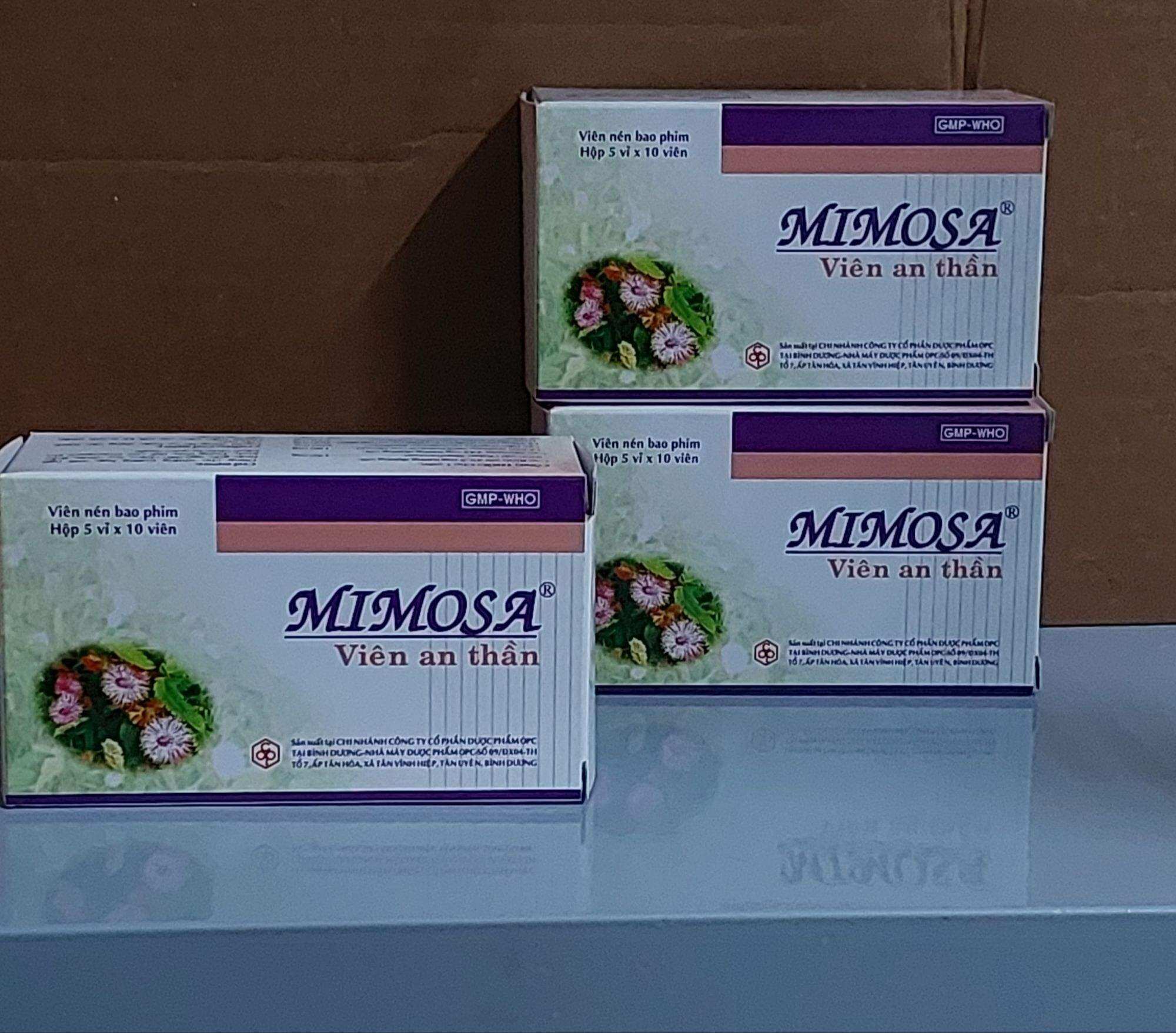 Mimosa Viên an thần thảo dược giúp dễ ngủ. sản phẩm chính hãng