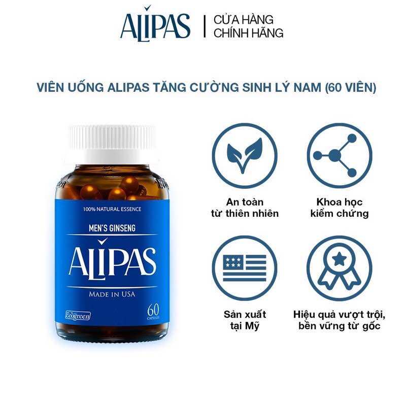 Sâm ALIPAS hộp 60 viên.