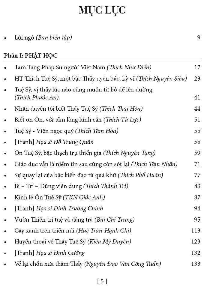 Kỷ yếu Tri Ân Hoà Thượng Thích Tuệ Sỹ