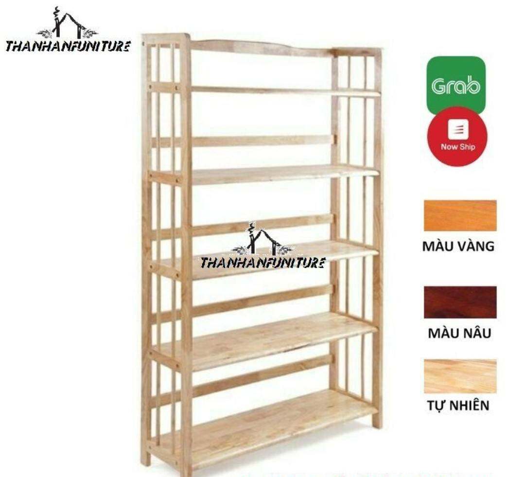 Kệ sách gỗ 5 tầng 110cm