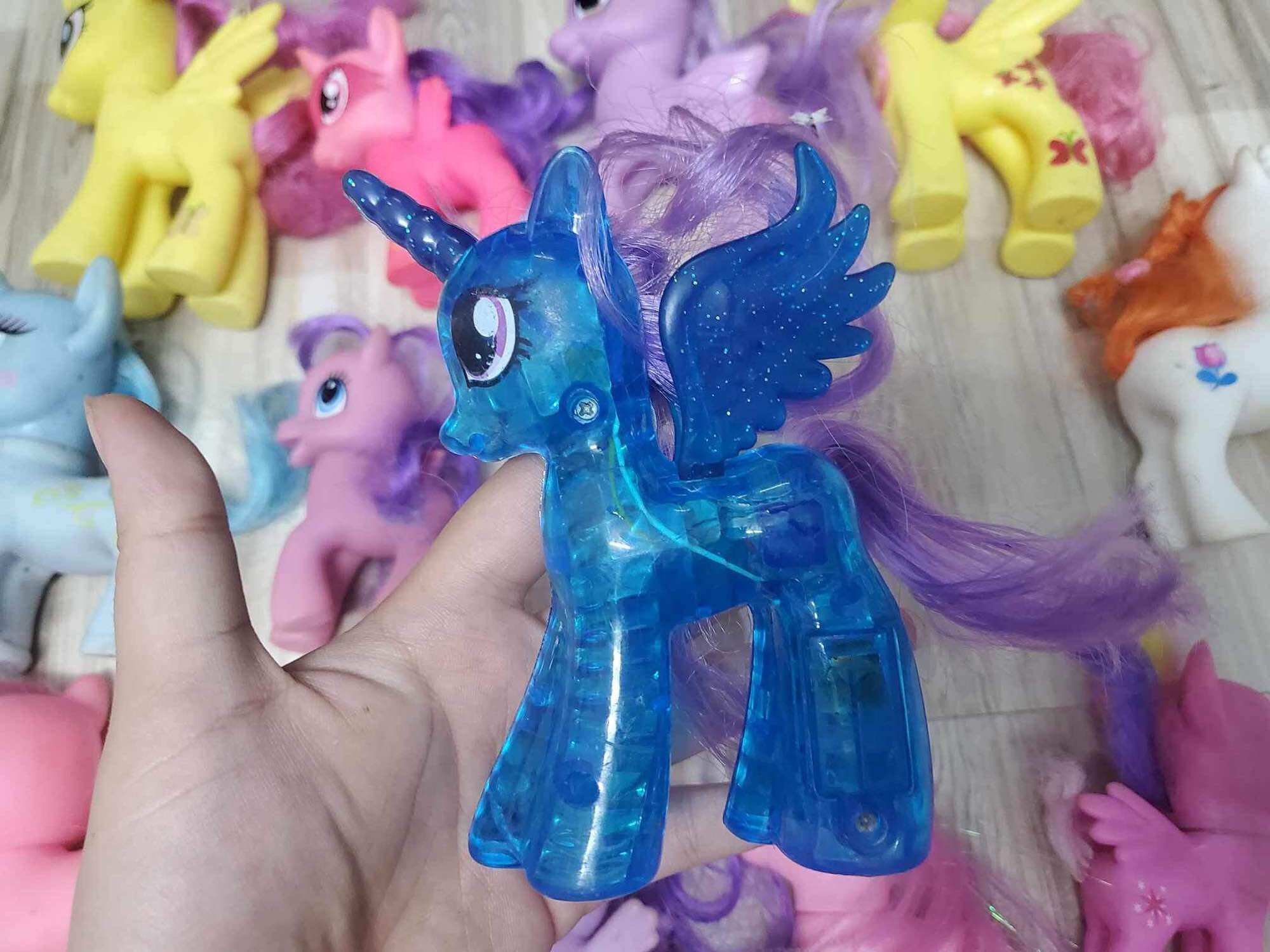 Set ngựa pony cũ 14 con còn đẹp cho bé