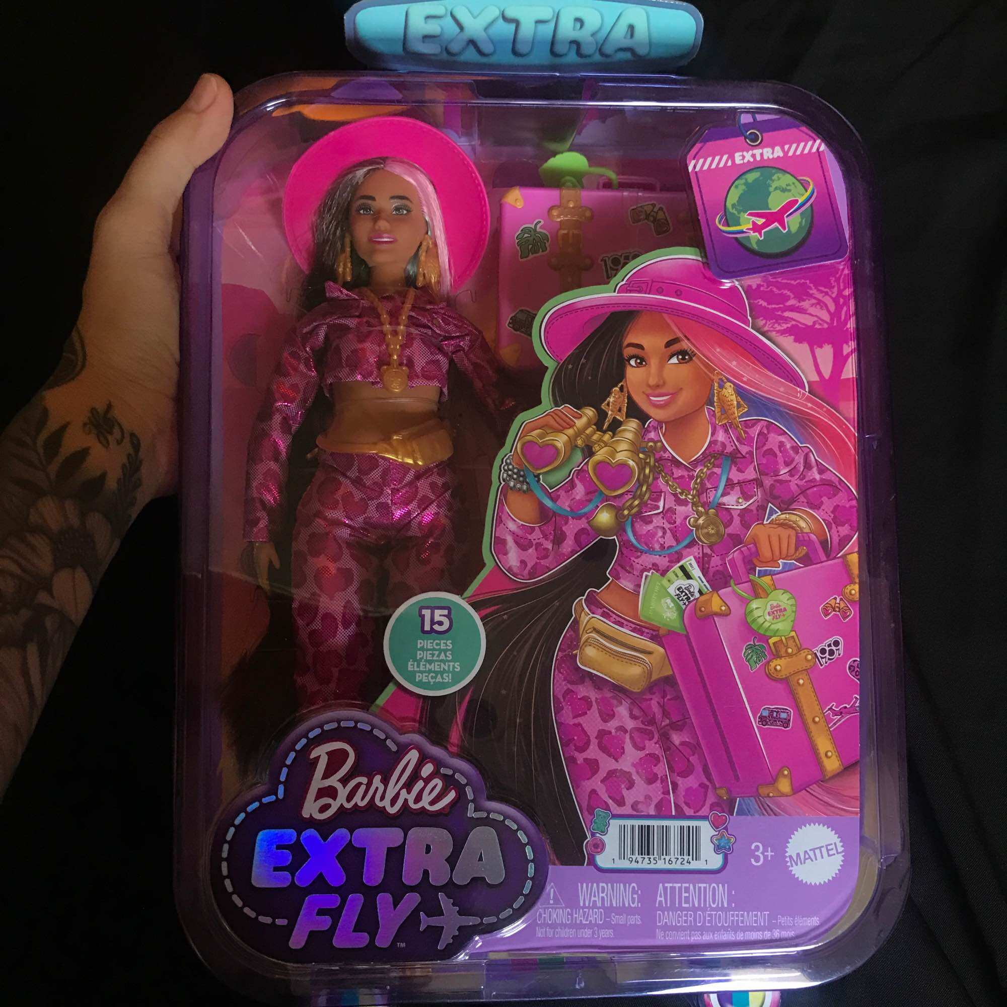 Búp bê Barbie đi du lịch chính hãng Fullbox đầy đủ phụ kiện. Barbie Doll and Travel Set with Puppy