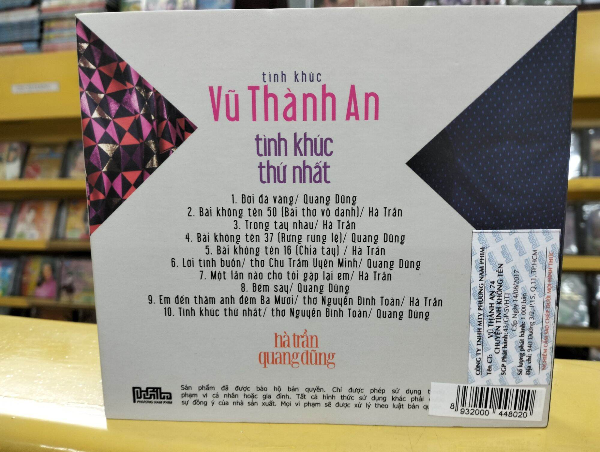CD - Hà Trần & Quang Dũng - tình khúc Vũ Thành An