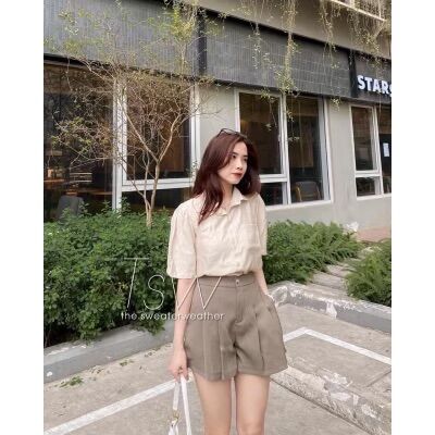 Quần short nữ xếp ly cạp cao siêu hot🌸(freeship)🌸