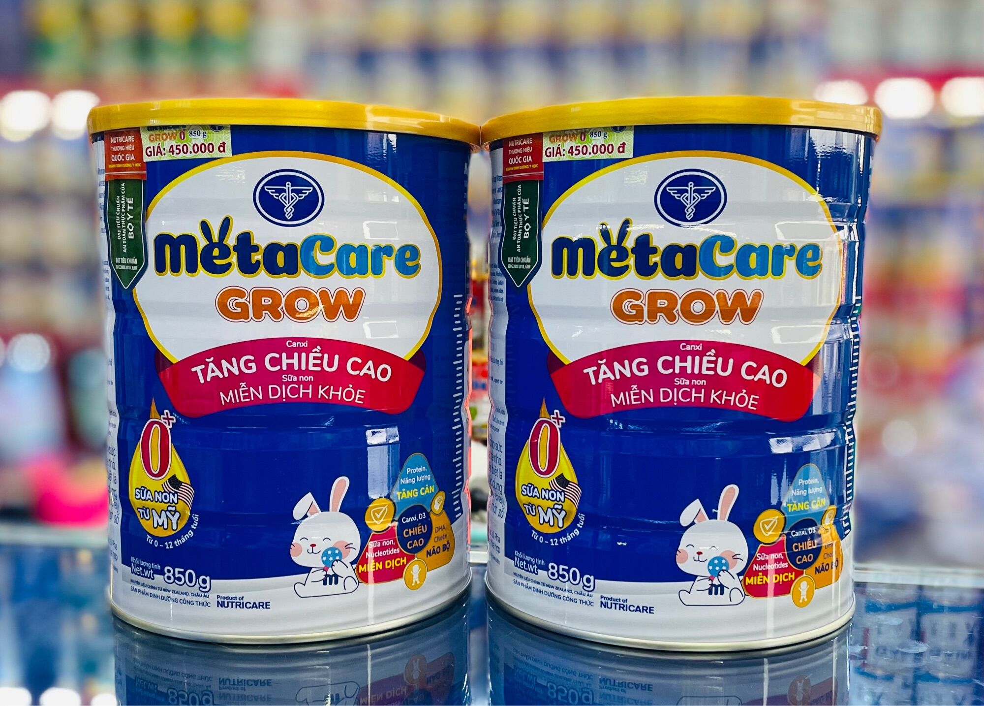 Sữa Bột Nutricare Metacare Grow 0+ (850g)