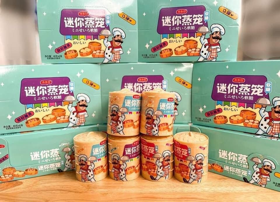 KẸO DẺO DIMSUM XỬNG HẤP 4 TẦNG