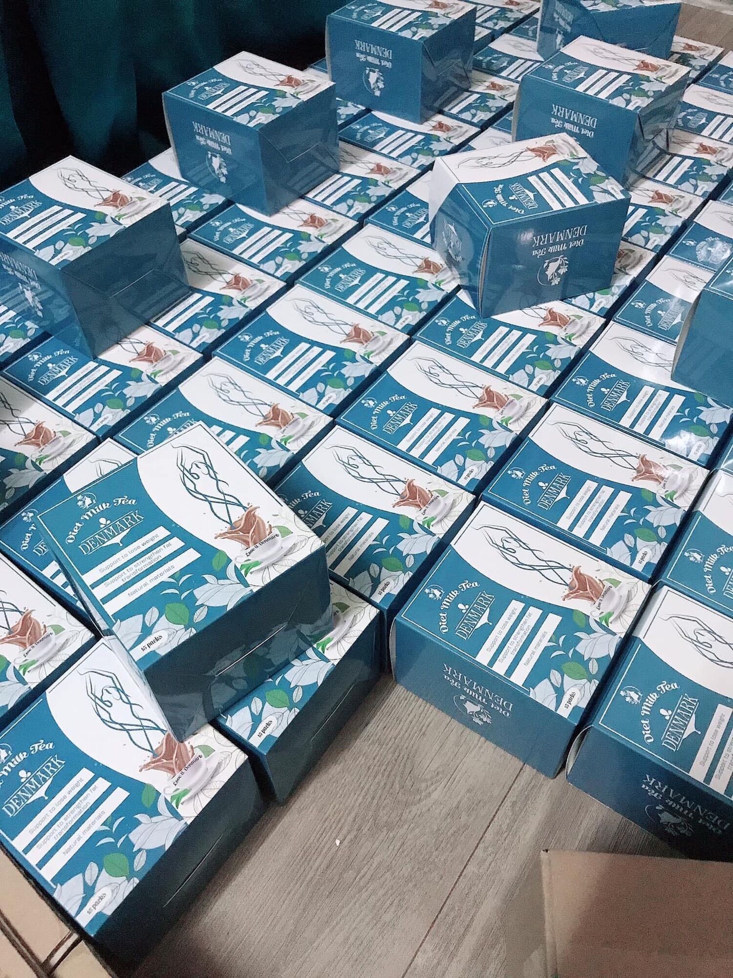 Combo 3 hộp trà sữa giảm cân Đan Mạch