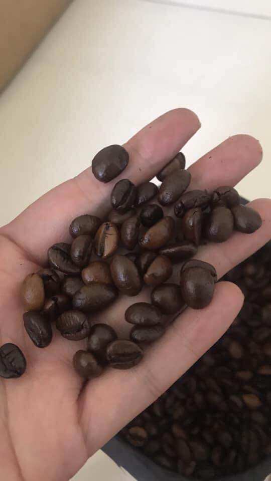 Cà Phê Hạt Robusta Nguyên Chất Rang Mộc Gói 500G