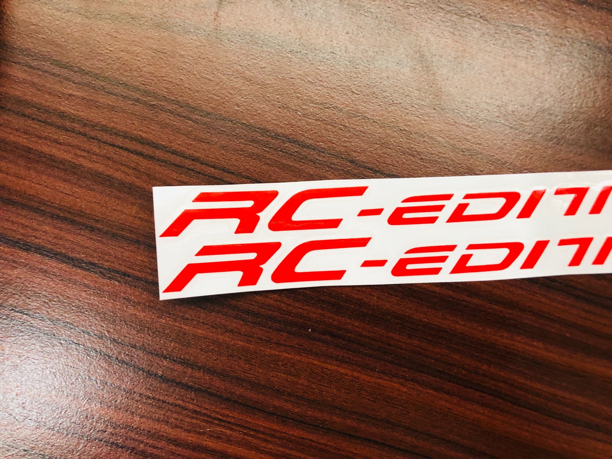 TEM DÁN PHUỘC RC EDITION ĐỎ DECAL